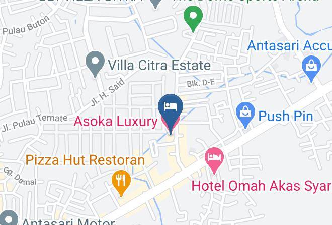 Bandar Lampung - Asoka Luxury Hotel Maps