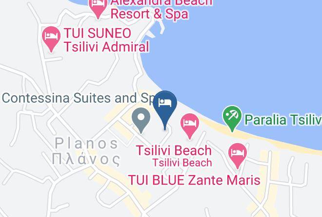 Zakinthos - Aspassia Studios Maps