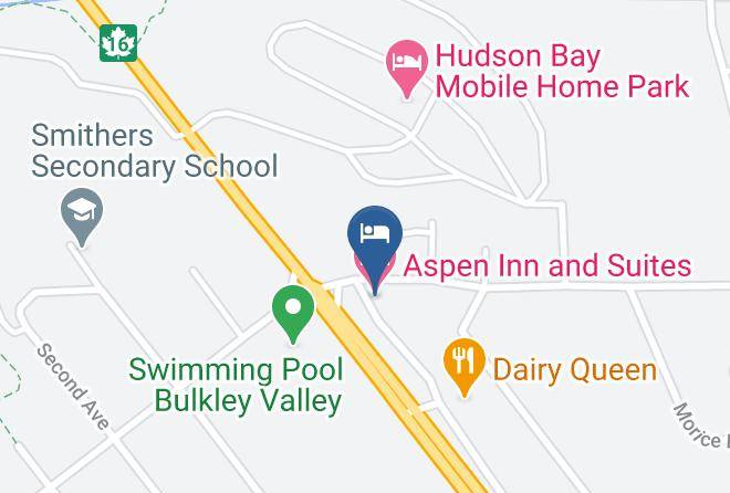 Bulkley Nechako - Aspen Inn And Suites Maps