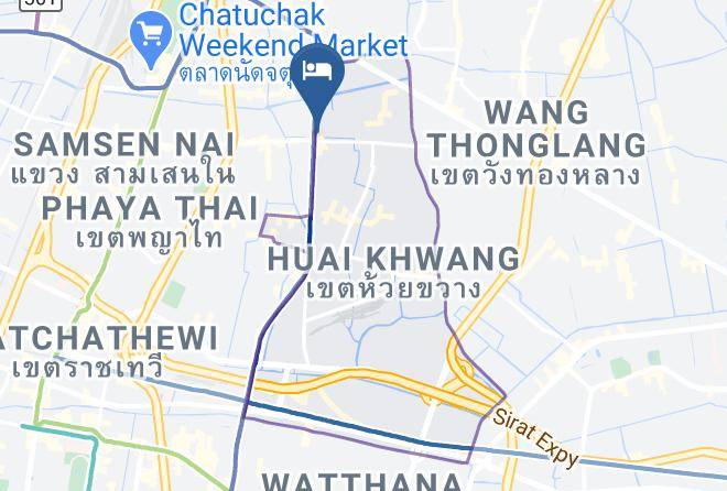 Huai Khwang - Aspira One Sutthisan Maps