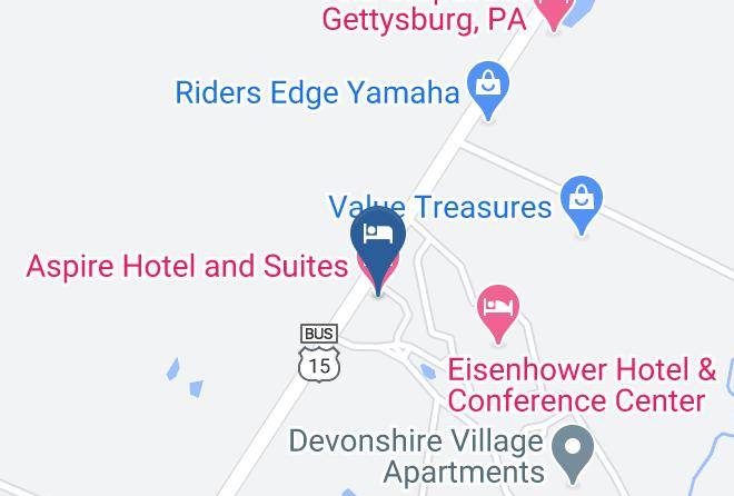 Aspire Hotel And Suites Map