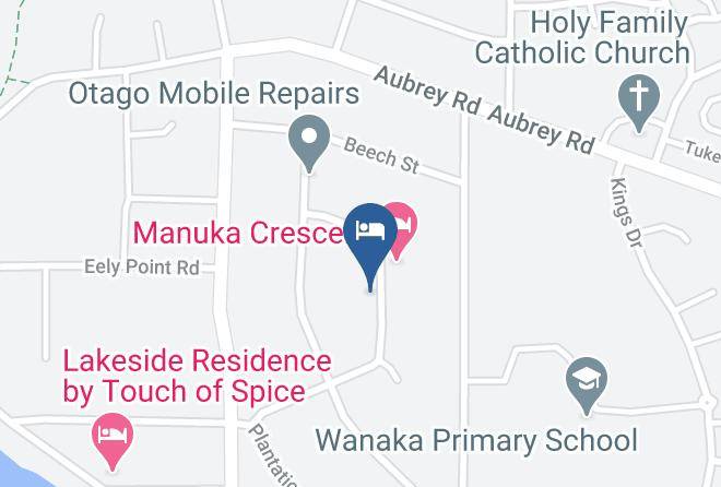Queenstown Lakes - Aspiring Lofts Bed And Breakfast Maps