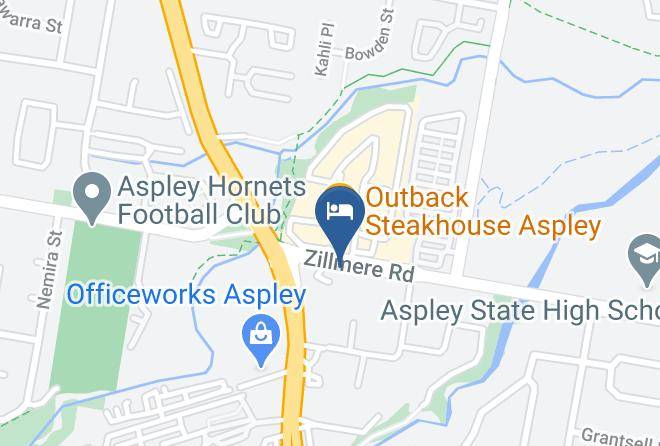 Brisbane - Aspley Pioneer Motel Maps