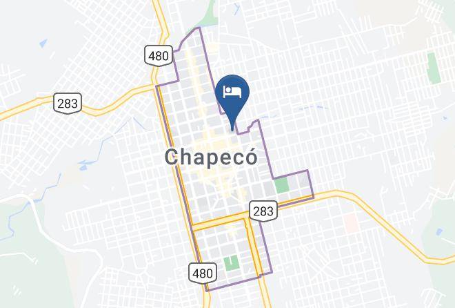 Chapeco - Asppen Hotel Maps