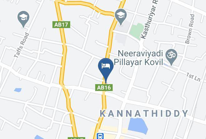 Jaffna - Asr Hotel Jaffna Maps