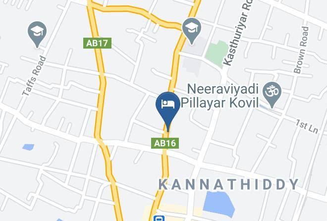 Jaffna - Asr Hotel Maps