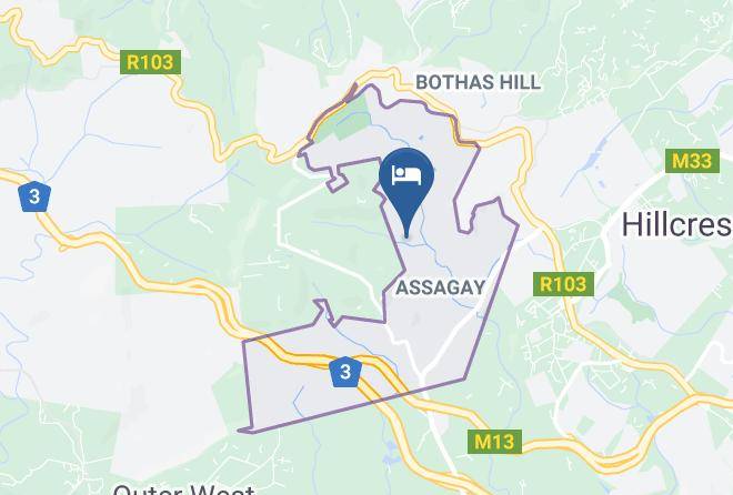 Ethekwini - Assagay Forest Lodge Maps