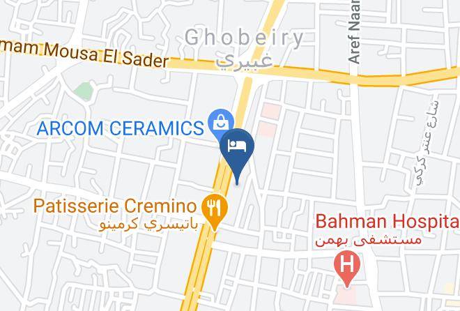 Baabda - Assaha Hotel Maps