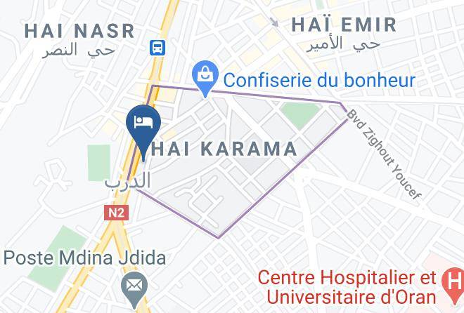 Oran - Hotel Assala Maps