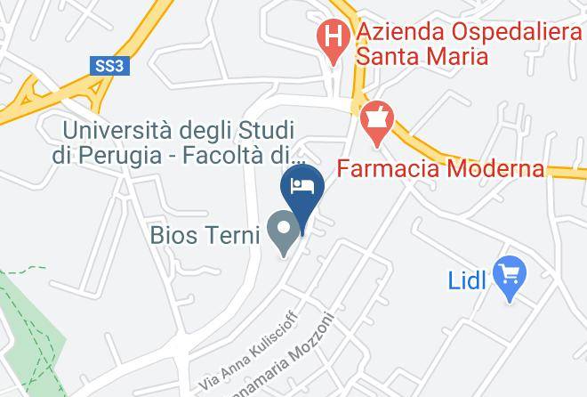 Terni - Asso Residence Ospedale Maps