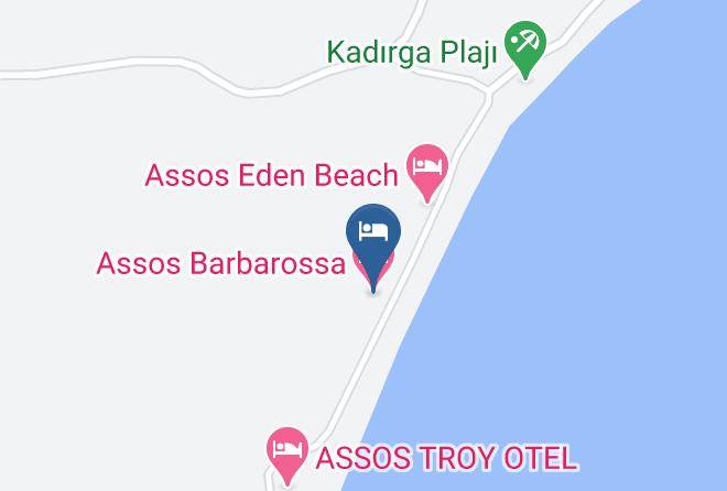 Ayvacik - Assos Barbarossa Hotel Maps