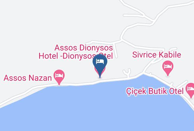 Assos Dionysos Hotel Dionysos Otel Map