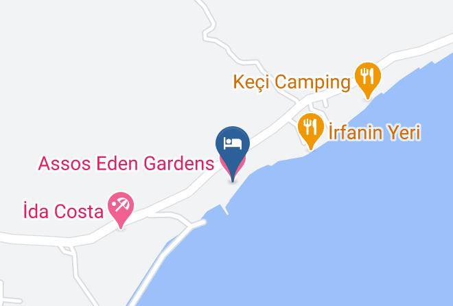 Assos Eden Gardens Hotel Map