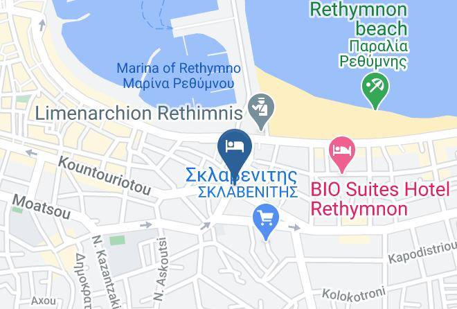 Rethimni - Astali Hotel Maps