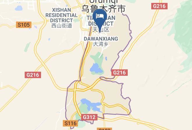 Urumqi - Astana Hotel Maps