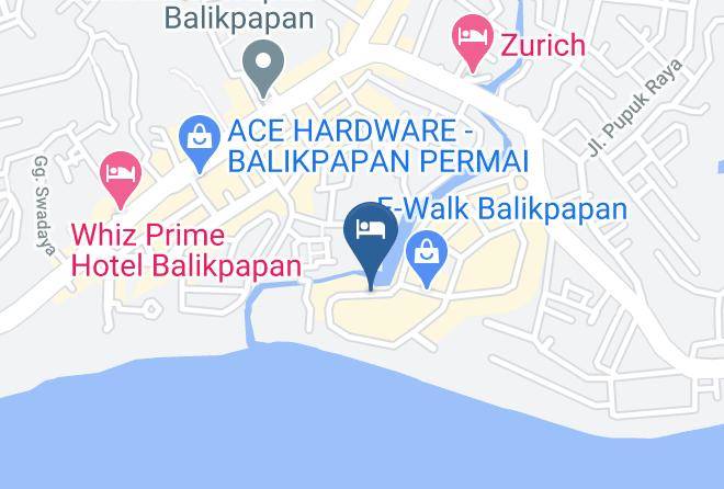 Balikpapan - Astara Hotel Balikpapan Maps
