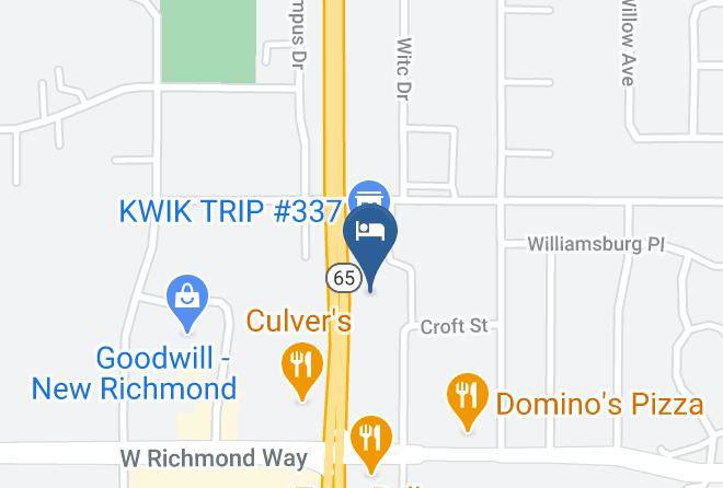 St Croix - Sky Palace Inn & Suites New Richmond Maps