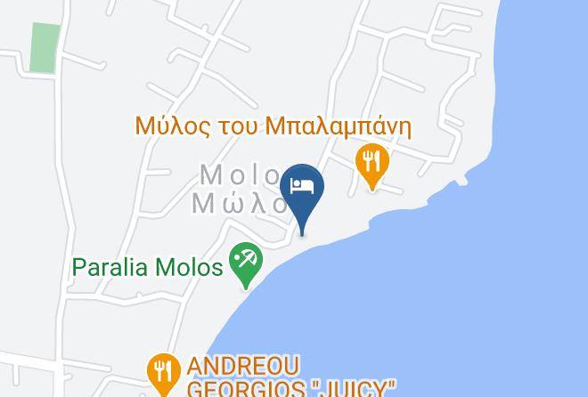 Euboea - Asterias Restaurant Maps