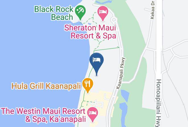 Maui - Aston At The Whaler On Kaanapali Beach Maps