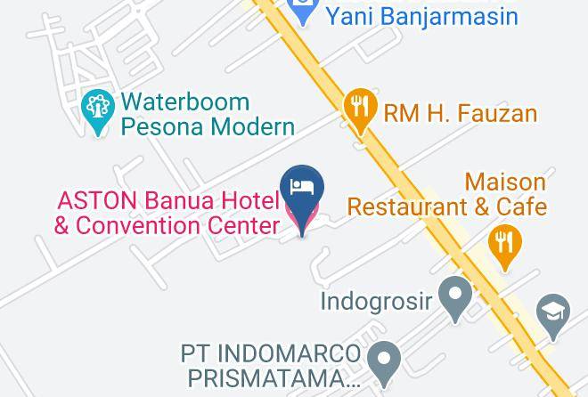 Banjar Regency - Aston Banua Hotel & Convention Center Maps
