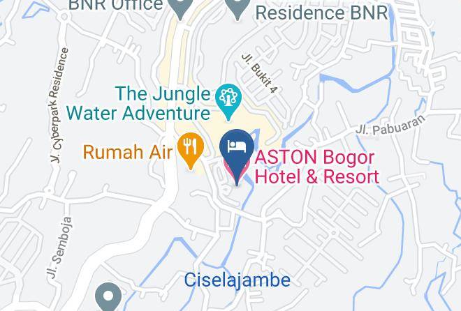 Kota Bogor - Aston Bogor Hotel & Resort Maps