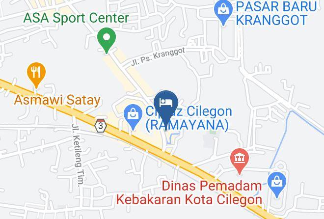 Kota Cilegon - Aston Cilegon Boutique Hotel Maps