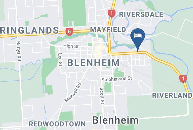 Blenheim - Aston Court Motel Maps