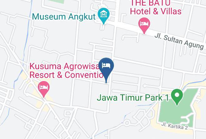 Kota Batu - Aston Inn Batu Maps