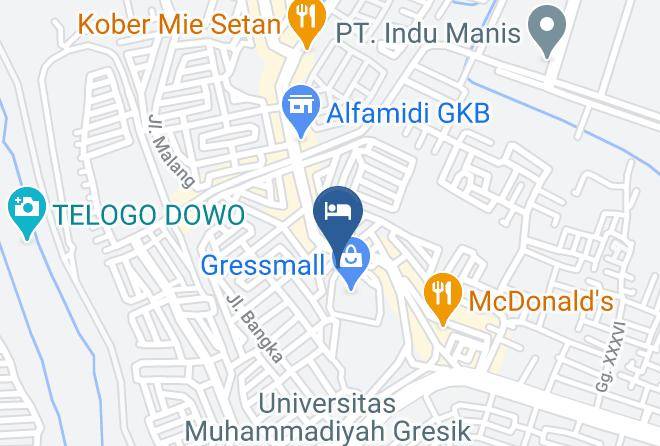 Gresik Regency - Aston Inn Gresik Maps