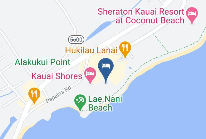 Kauai - Aston Islander On The Beach Maps