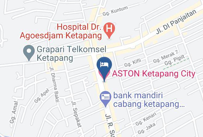 Ketapang Regency - Aston Ketapang City Hotel Maps