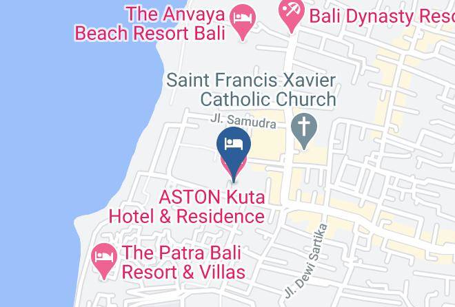Aston Kuta Hotel & Residence Map