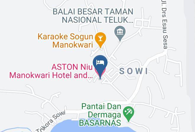 Manokwari Regency - Aston Niu Manokwari Hotel And Conference Center Maps