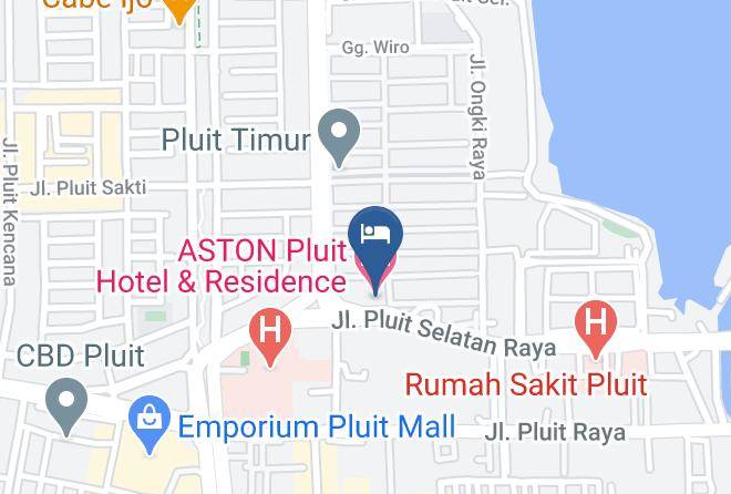 North Jakarta - Aston Pluit Hotel & Residence Maps