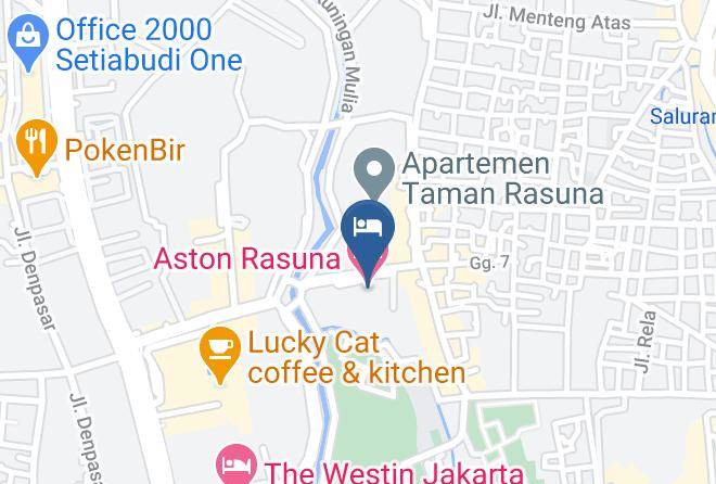 Jakarta Selatan - Aston Rasuna Maps