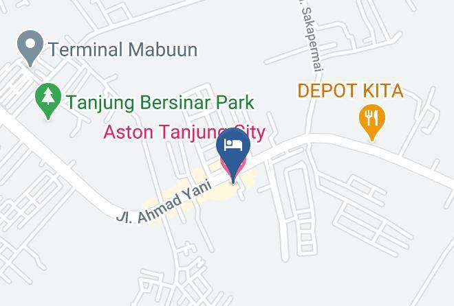 Tabalong Regency - Aston Tanjung City Hotel Maps