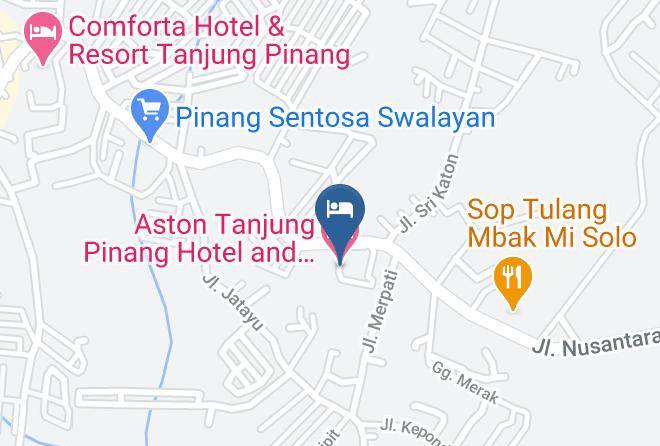 Bintan Regency - Aston Tanjung Pinang Hotel And Conference Center Maps