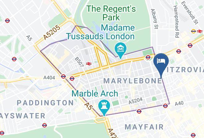 London - Astor Court Hotel Maps