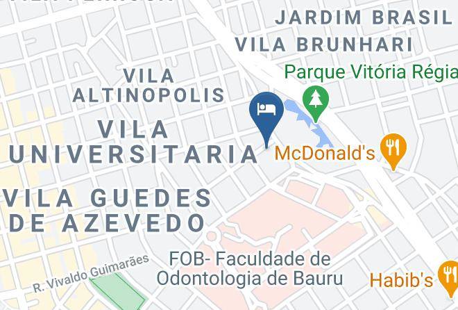 Bauru - Astor Hotel Maps