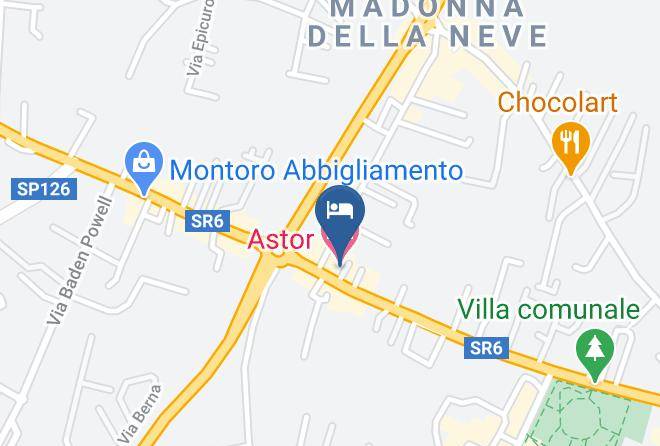 Frosinone - Astor Hotel Srl Maps