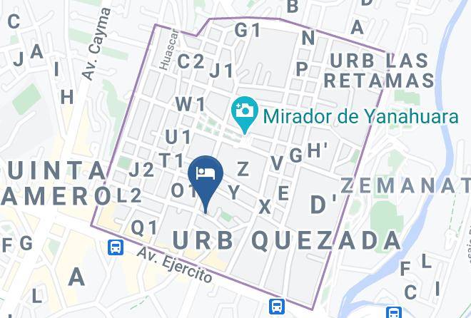 Yanahuara - Hotel Astorga Maps