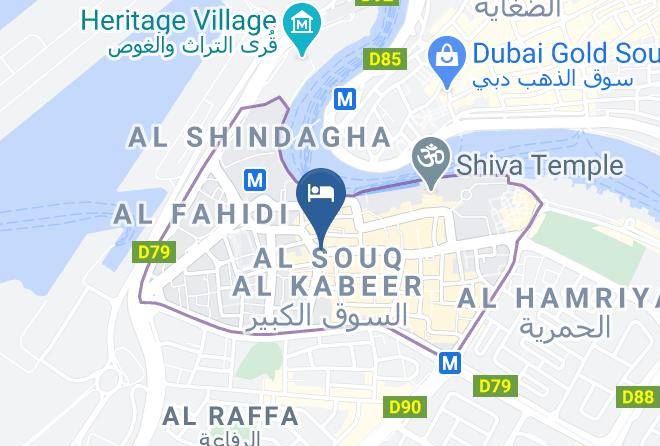 Dubai - Astoria Hotel Dubai Maps
