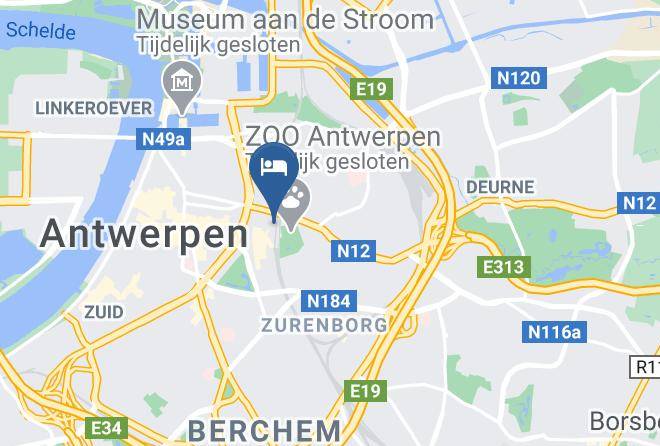 Antwerp - Astoria Hotel Maps