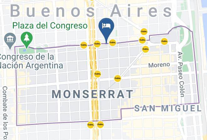 Autonomous City Of Buenos Aires - Astoria Hotel Maps