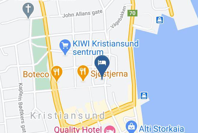 Astoria Hotel Kristiansund Map