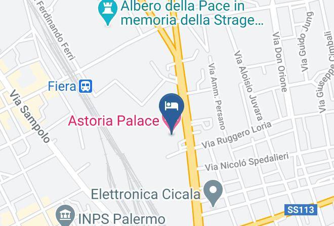 Palermo - Astoria Palace Hotel Maps