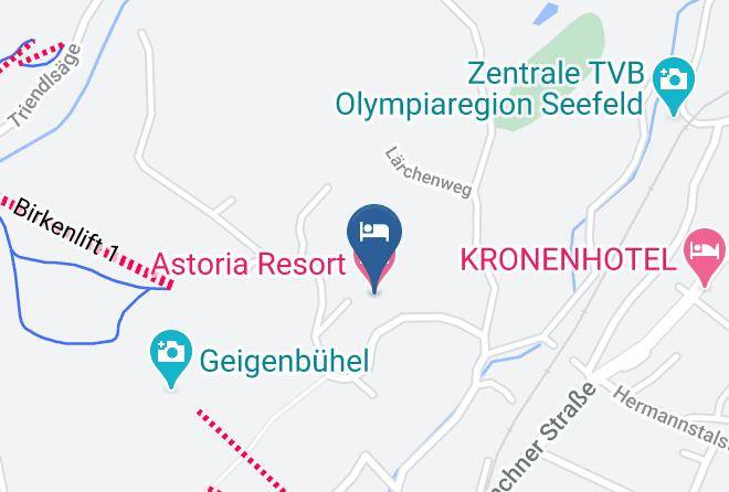 Innsbruck Land - Astoria Resort Maps
