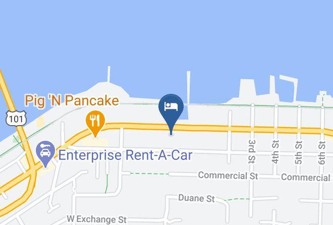 Clatsop - Astoria Rivershore Motel Maps