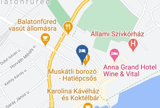 Balatonfured - Astoria Szalloda Maps