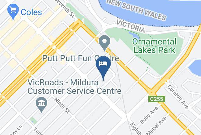 Mildura - Astra Backpackers Maps
